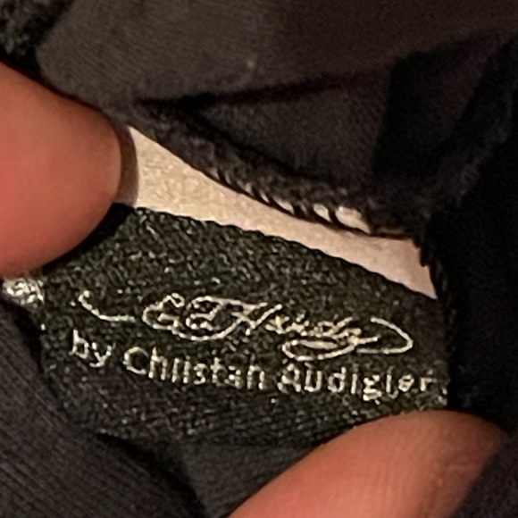 Ed Hardy Bones Long Sleeve T Shirt - Picture 5 of 5